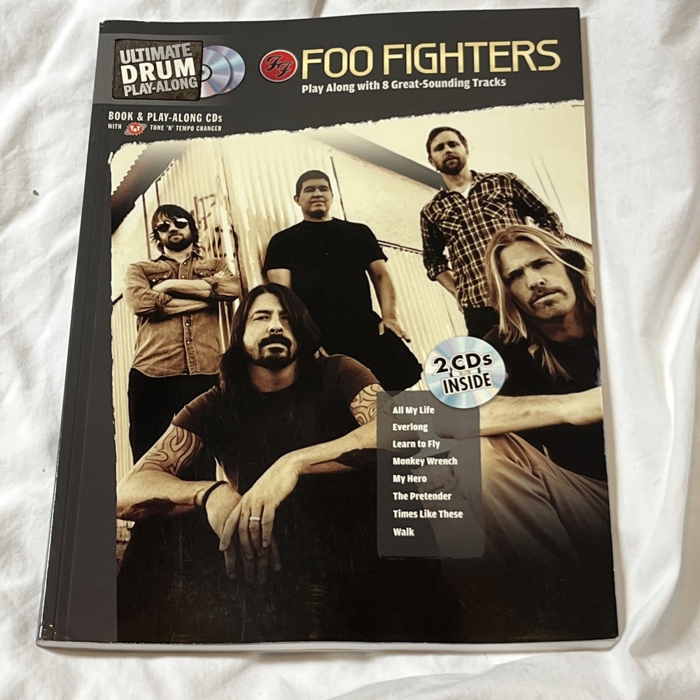 Foo Fighters Ultimate Drum Play-Along Book With 2 CDs (Ultimate Play ) New
